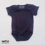 Plain black babygrow Ietermago