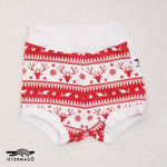 Red white christmas pattern bumsie Ietermago