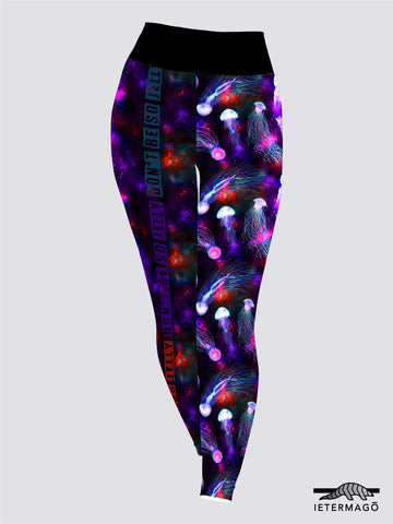 Galaxy jellyfish leggings Ietermago