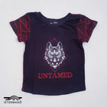 Black red wolf t-shirt Ietermago