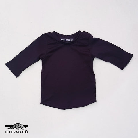 Plain black long sleeve t-shirt Ietermago