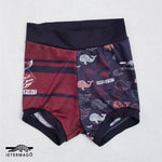 Black maroon whale bumsie Ietermago