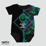 Alien galaxy babygrow Ietermago