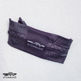 Dark grey tribal bow headband Ietermago