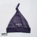 Dark grey tribal knotted beanie Ietermago