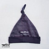 Dark grey tribal knotted beanie Ietermago