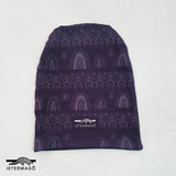 grey black rainbow slouch beanie Ietermago