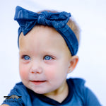 Grey and black rainbow bow headband Ietermago