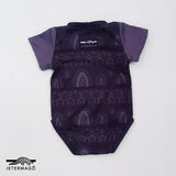 Grey and black rainbow babygrow Ietermago