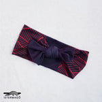 Black and red bow headband Ietermago