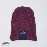 Black Red slouch beanie Ietermago