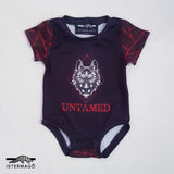 Black wolf babygrow Ietermago