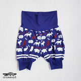 Navy blue animal shorts Ietermago