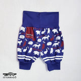 Navy blue animal shorts Ietermago