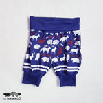 Navy blue animal shorts Ietermago